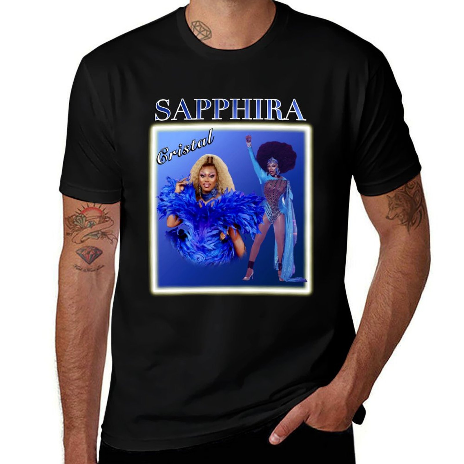 Queen Street Fashion - Koszulka Sapphira Cristal Drag Race Queen,