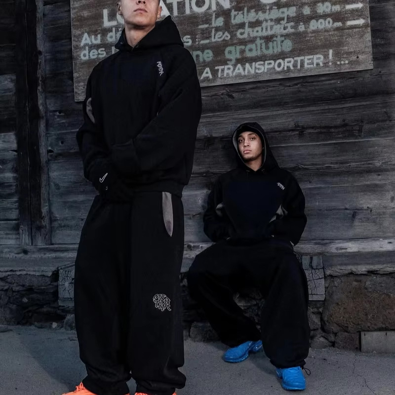 Street Fashion Y2K - Jesienno-zimowy męski zestaw dresowy Y2K w