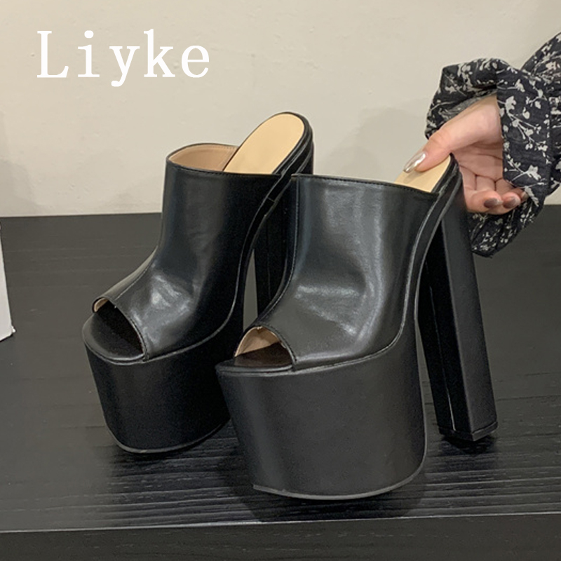 Fashion Street Night - Liyke Runway Fashion 18CM Ekstremalnie Wysokie