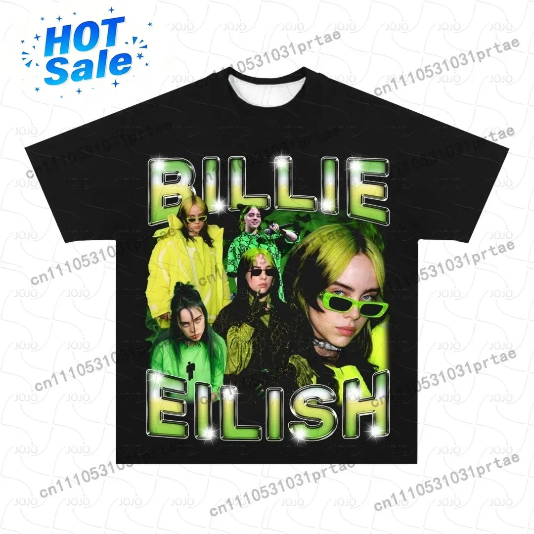 Koszulka Billie Eilish z retro – Street Fashion Men 2025 recenzja i cena