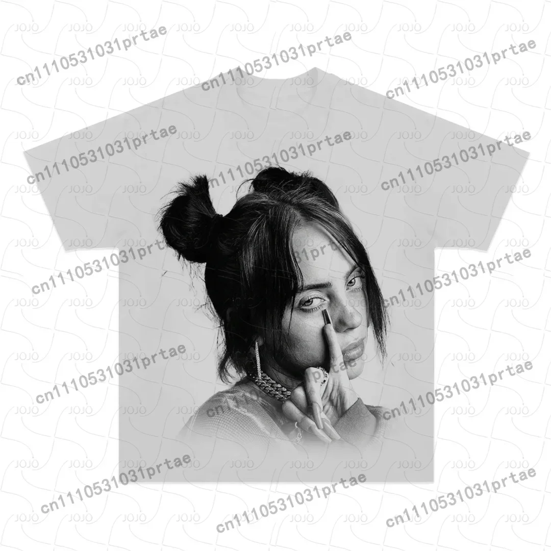 Koszulka Billie Eilish z retro – Street Fashion Men 2025 recenzja i cena