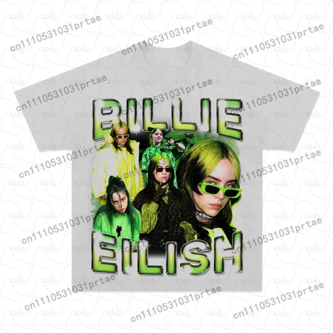 Koszulka Billie Eilish z retro – Street Fashion Men 2025 recenzja i cena