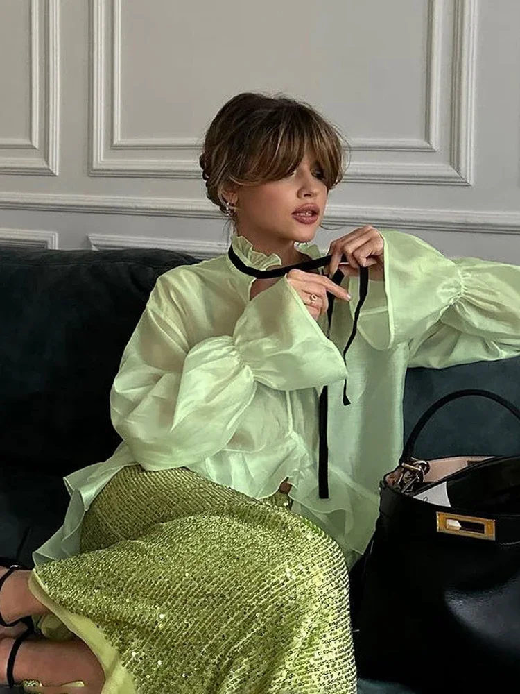 Damska biała bluzka z falbanką – Fashion Street Night recenzja i cena