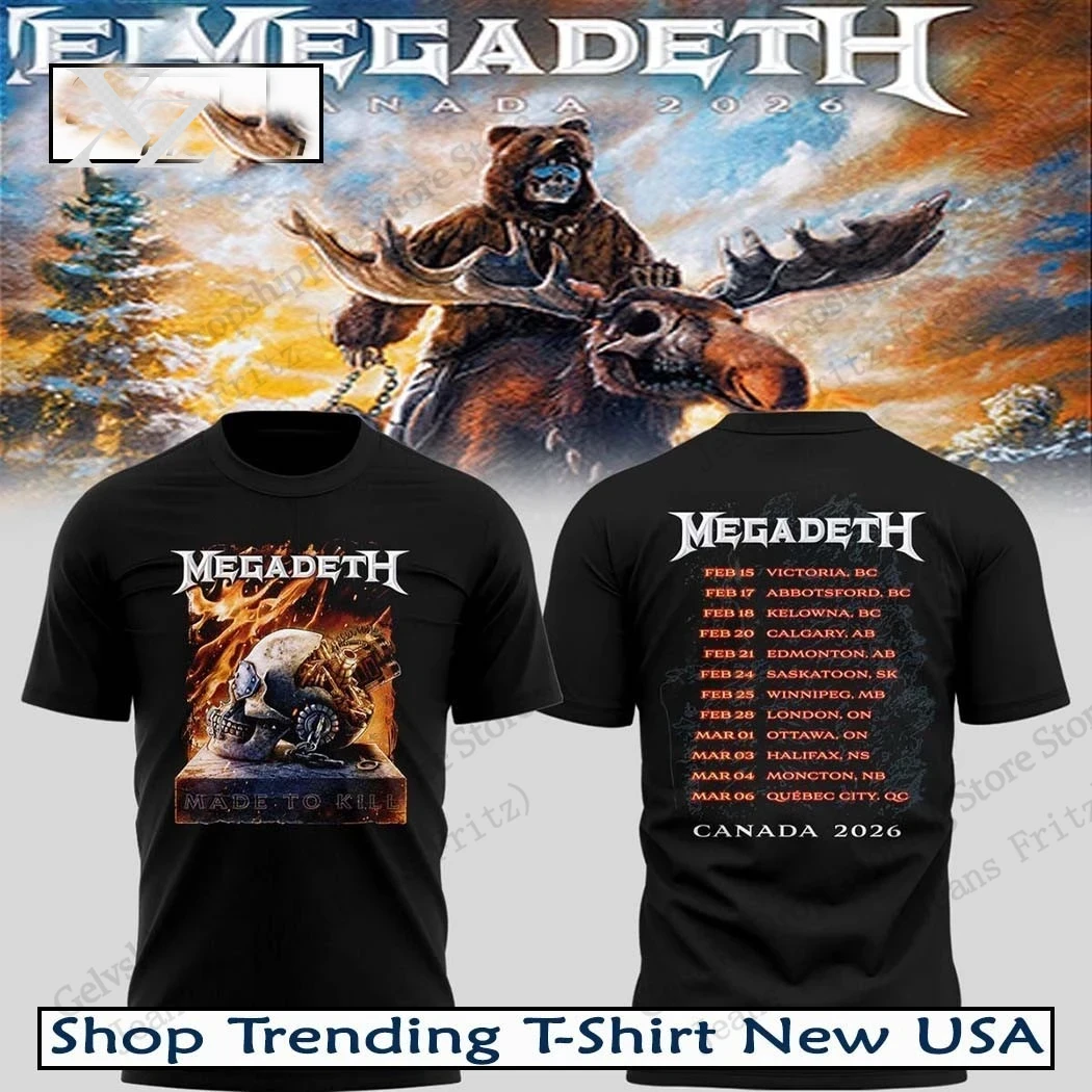 Hip Hop Rock Megadeth Band Kan – Street Fashion Canada recenzja i cena