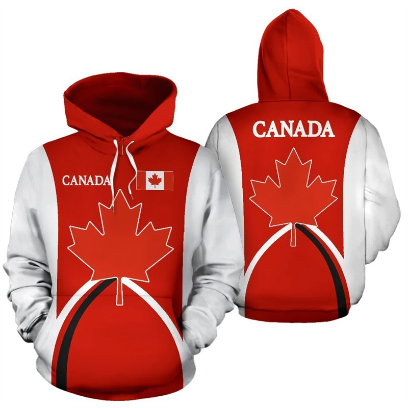 Bluza z kapturem z kapturem w  – Street Fashion Canada recenzja i cena