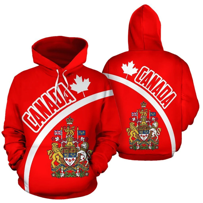 Bluza z kapturem z kapturem w  – Street Fashion Canada recenzja i cena