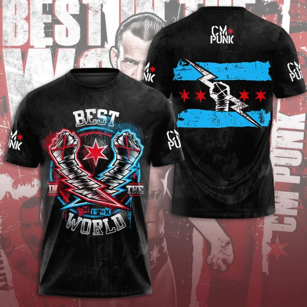 Koszulka CM Punk z nadrukiem 3 – Street Fashion For Short Guys recenzja i cena