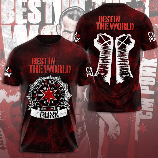 Koszulka CM Punk z nadrukiem 3 – Street Fashion For Short Guys recenzja i cena